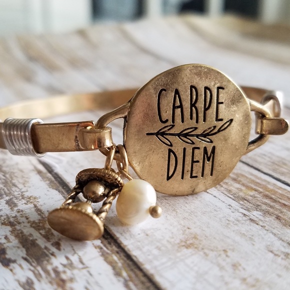 Chic by the Beach Jewelry - ⭐️3/$30⭐️ “Carpe Diem” bracelet gold tone